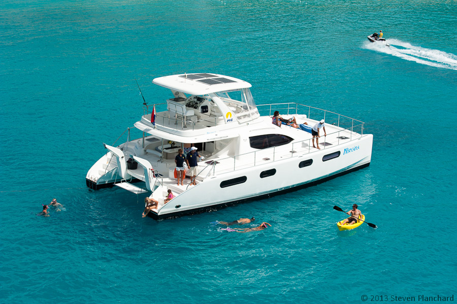 power catamaran charter caribbean